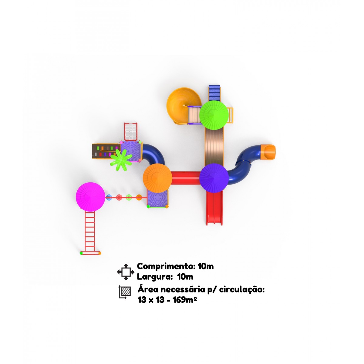 PLAYGROUND MULTICOLORIDO