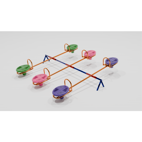 GANGORRA 3 PRANCHAS 6 LUGARES