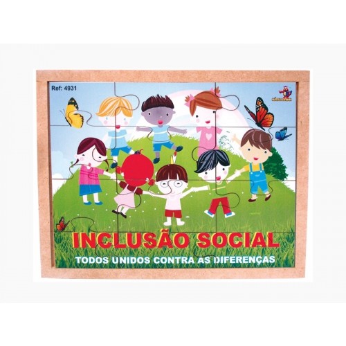 QUEBRA CABEÇA INCLUSÃO SOCIAL