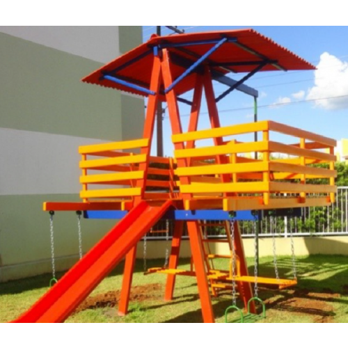 PLAYGROUND INFANTIL COLORIDO COMPLETO