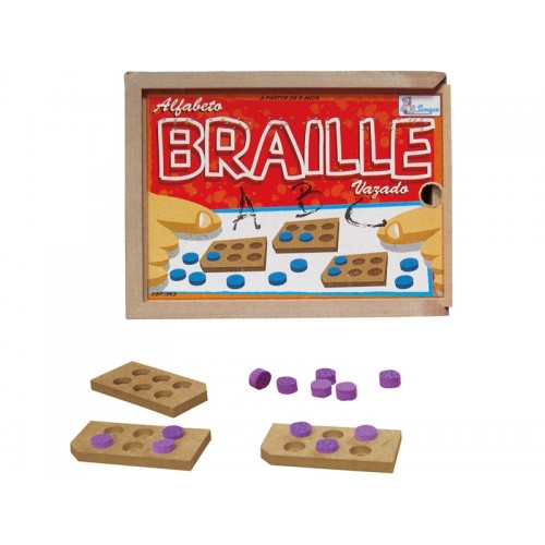 Alfabeto Braille Vazado