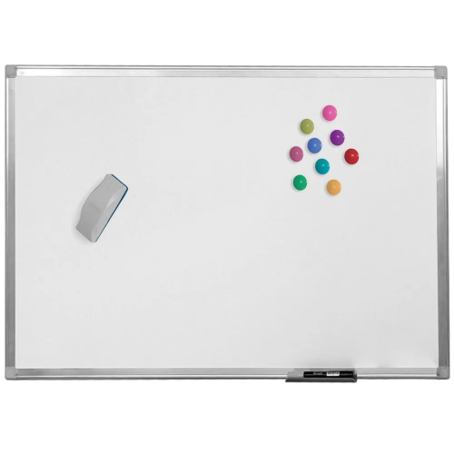 Quadro Branco Magnético c/ Moldura em Alumínio 