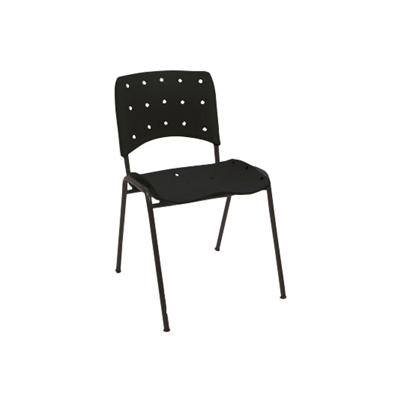 Natali Brink - Cadeira de plástico ISO preta - Cadeiras e Longarinas -  Equipamentos Escolares - Produtos